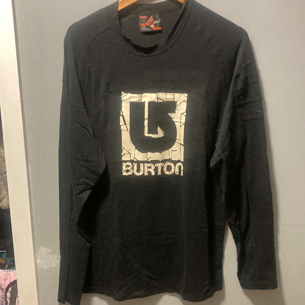 Burton black long sleeve shirt
